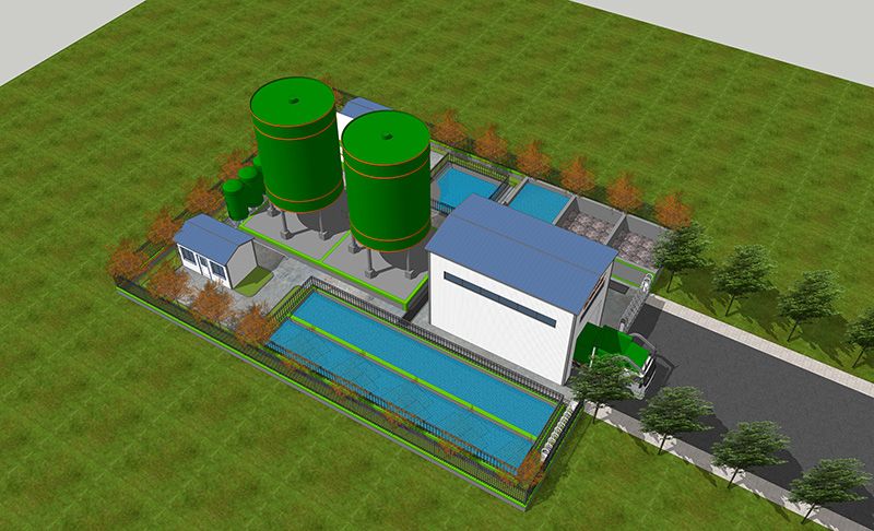 恭賀我司郃武高鐵湖北段某隧(sui)道汚水處理(li)站(zhan)順利竣工